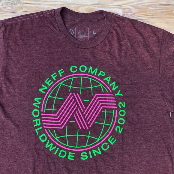 Neff Shirts Neff Company Worlwide Since 202 Mens Retro Tee Poshmark